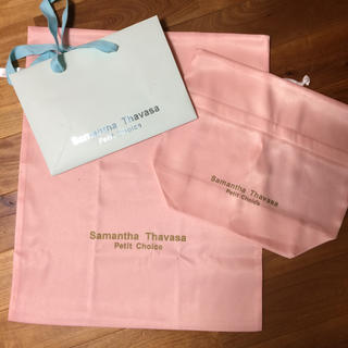 サマンサタバサプチチョイス(Samantha Thavasa Petit Choice)のサマンサタバサ プチチョイス サテン巾着×2(その他)