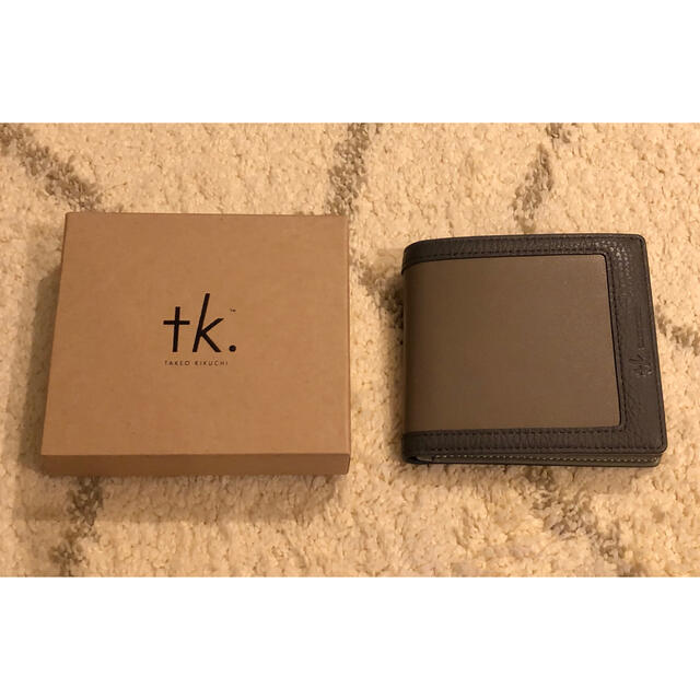 TK(ティーケー)のtk タケオキクチ  折り財布　グレージュ メンズのファッション小物(折り財布)の商品写真