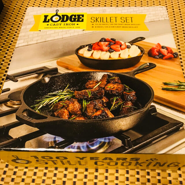 Lodge - ロッジ lodge スキレット8インチ10.25インチ2個セットの通販