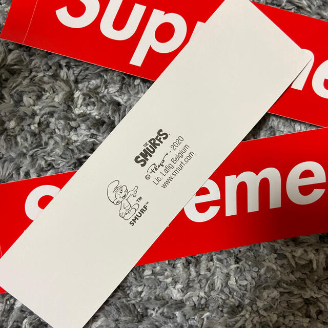 Supreme(シュプリーム)のsupreme スマーフ ステッカー 自動車/バイクのバイク(ステッカー)の商品写真