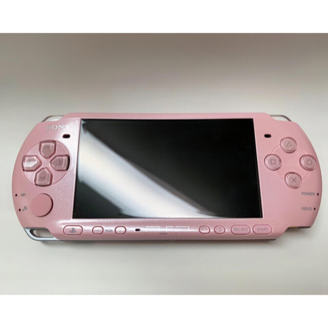 携帯用ゲーム機本体完動品 PSP-3000 ブロッサムピンク本体