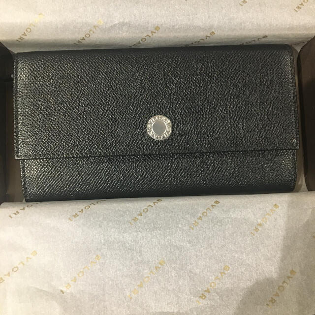 BVLGARI ブルガリ 27749 クラシコ グレインレザー 長財布 未使用 - 長財布