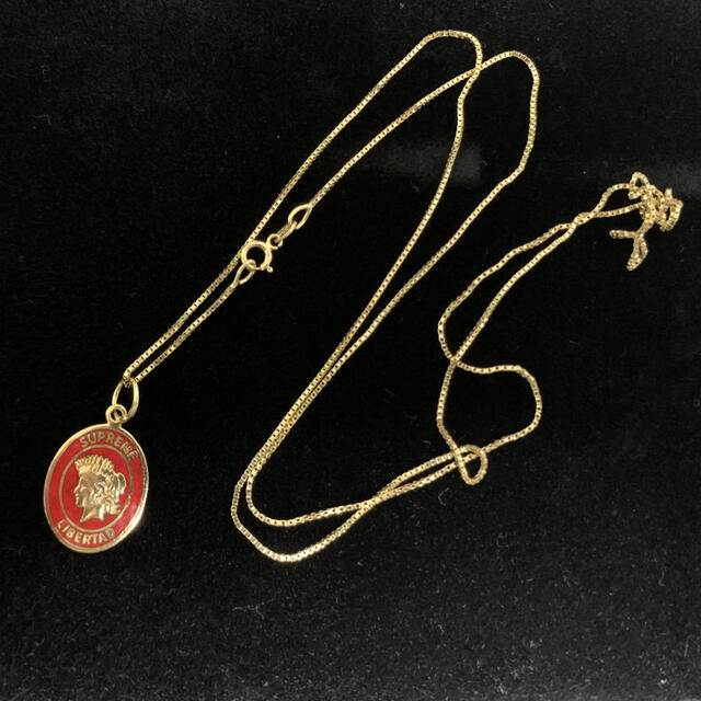 Supreme 19SS Libertad Gold Pendant 14k