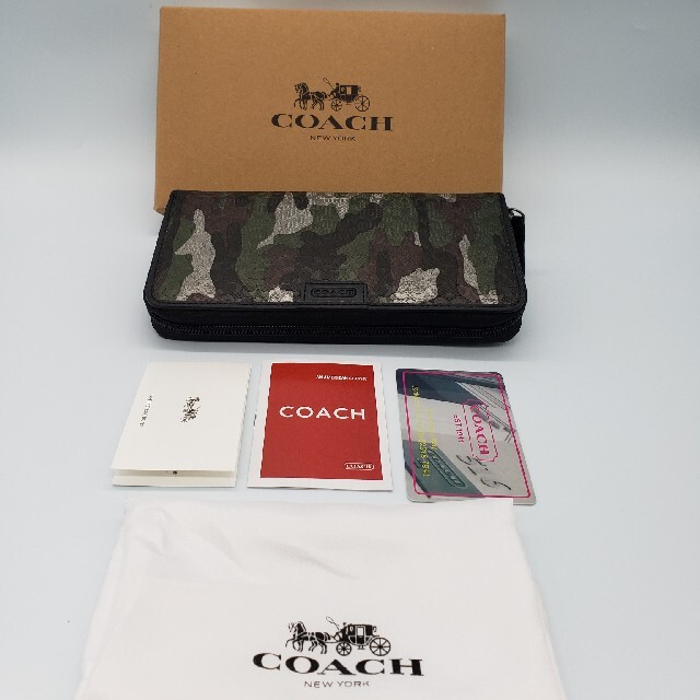 COACH(コーチ)のハリー様専用　COACH　迷彩柄ラウンドファスナー メンズのファッション小物(長財布)の商品写真