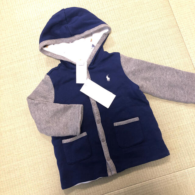 Ralph Lauren(ラルフローレン)の♡新品タグ付き♡RalphLauren ラルフローレン  リバーシブルパーカー キッズ/ベビー/マタニティのベビー服(~85cm)(ジャケット/コート)の商品写真