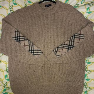 バーバリー(BURBERRY)のバーバリー 古着 袖ロゴ　セーター　ニット(ニット/セーター)