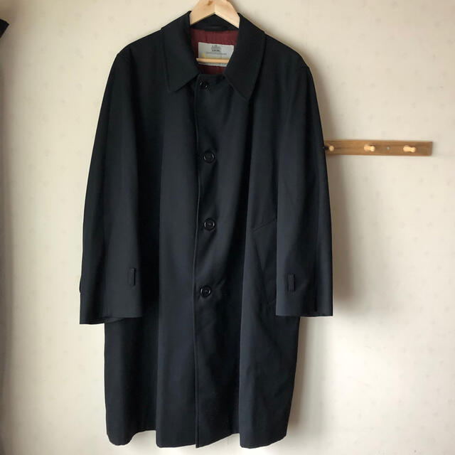 【格安出品】aquascutum ステンカラーコート 70's ネイビー