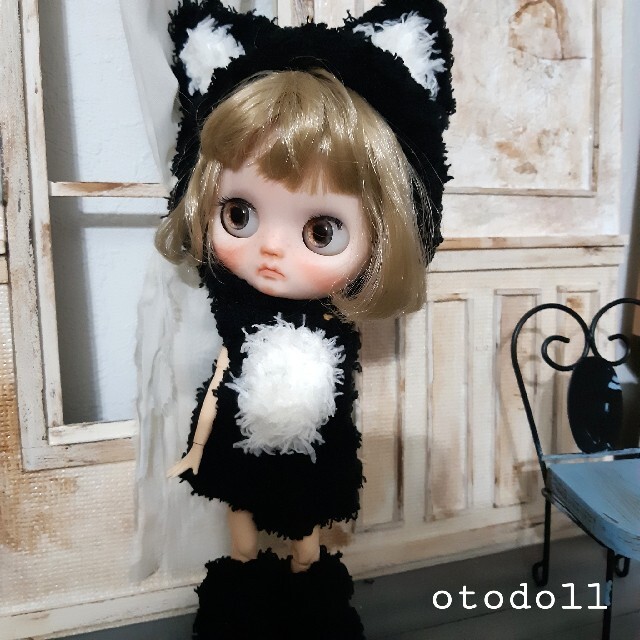 otodoll・ミディアイシードール・黒猫ちゃん・カスタムミディ