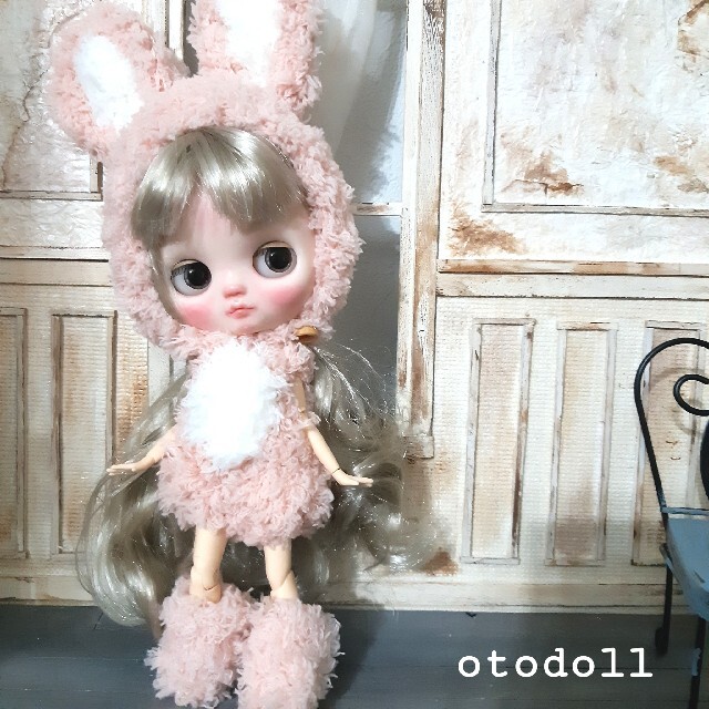 otodoll・ミディアイシードール・うさぎちゃん・カスタムドール ハンドメイドのぬいぐるみ/人形(人形)の商品写真