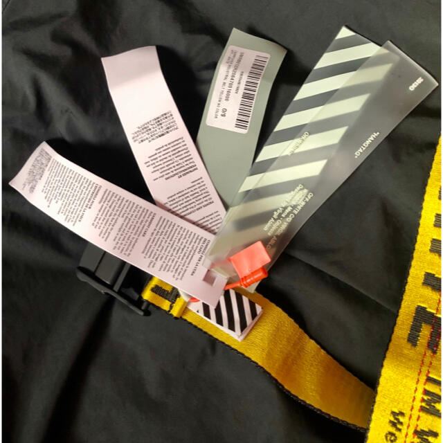 大切な off-white オフホワイト 小物入れ付きベルト abamedyc.com