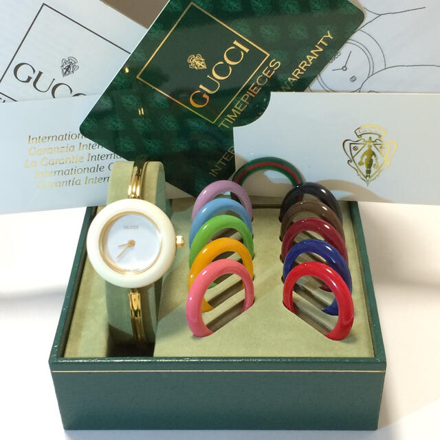 Gucci(グッチ)の7.超美品 グッチ GUCCI 時計 チェンジベゼル レディースのファッション小物(腕時計)の商品写真