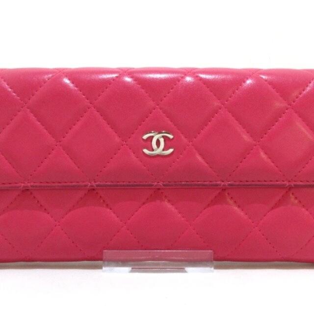 CHANEL(シャネル)のシャネル 長財布 マトラッセ A50096 ピンク レディースのファッション小物(財布)の商品写真