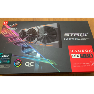 エイスース(ASUS)のASUS ROG-STRIX-RX580-O8G-GAMING 8GB(PCパーツ)