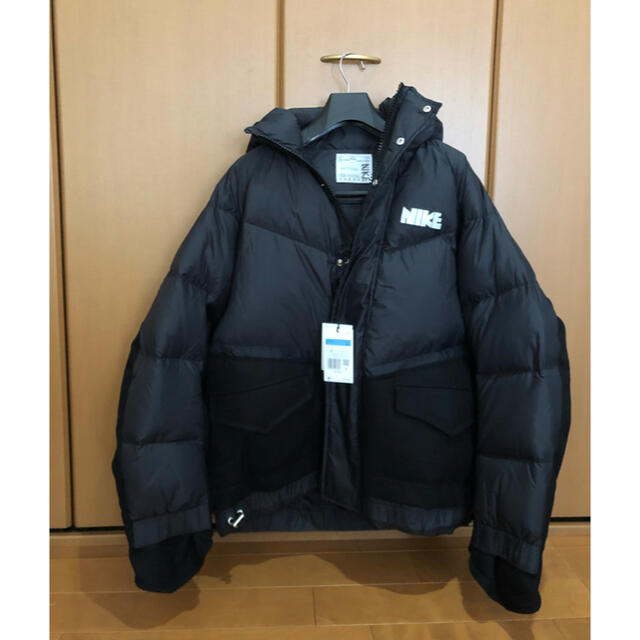 国内正規品】 NIKE サイズM 黒 ダウンパーカー サカイナイキ sacai