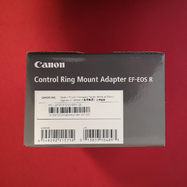 Canon キヤノン コントロールリング マウントアダプター EF-EOS R