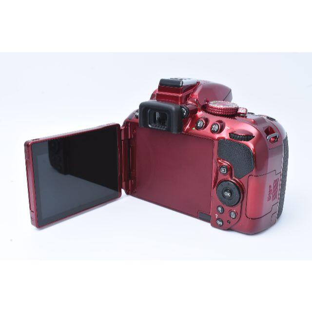 スマホ/家電/カメラ★美品★ Nikon D5300 ダブルレンズセット （メタルレッド）