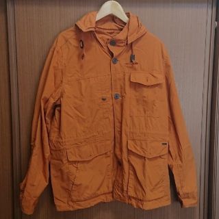 エディーバウアー(Eddie Bauer)の【春秋用】Eddie Bauer コットンナイロンジャケット オレンジ XL(ナイロンジャケット)