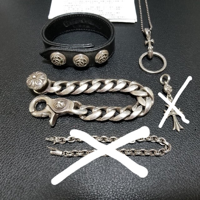 クロムハーツ Chrome Hearts ラージクロス  インボイス 3点セット