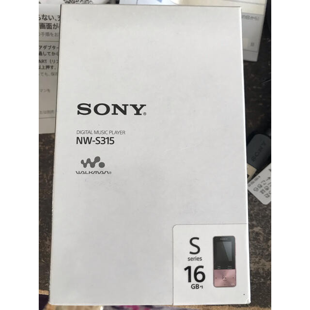 SONY(ソニー)のSONY NW-S315 ウォークマン　未使用 スマホ/家電/カメラのオーディオ機器(ポータブルプレーヤー)の商品写真