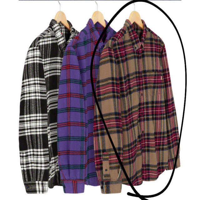 supreme Tartan Flannel Shirt