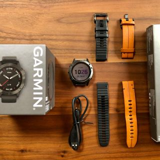 ガーミン(GARMIN)のGARMIN FENIX 6 Sapphire(腕時計(デジタル))