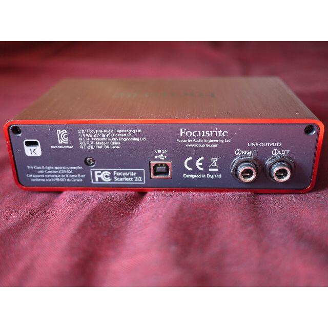 Focusrite Scarlet 2i2 1stGen 楽器のDTM/DAW(オーディオインターフェイス)の商品写真