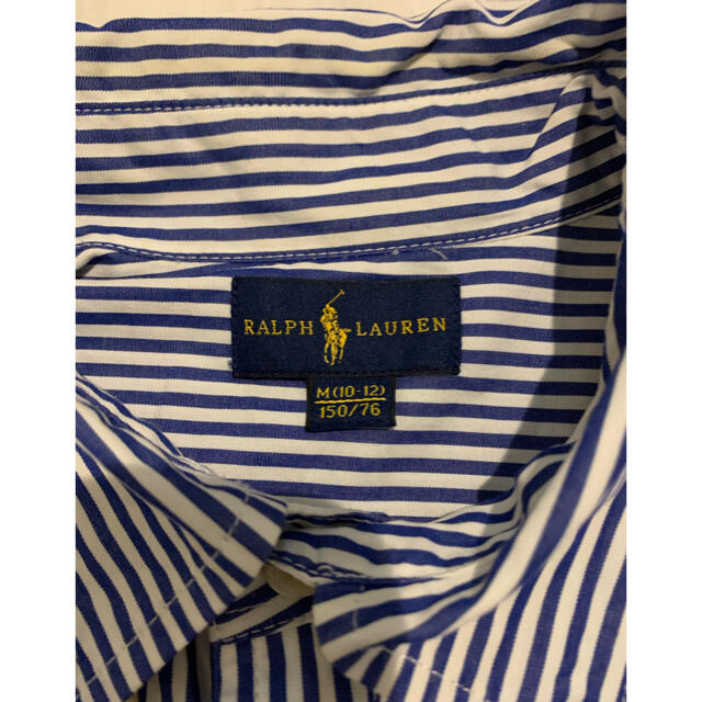 Ralph Lauren(ラルフローレン)の⭐️h.様専用⭐️ラルフ ローレン　ボタンダウンストラップシャツ　150 キッズ/ベビー/マタニティのキッズ服男の子用(90cm~)(ブラウス)の商品写真