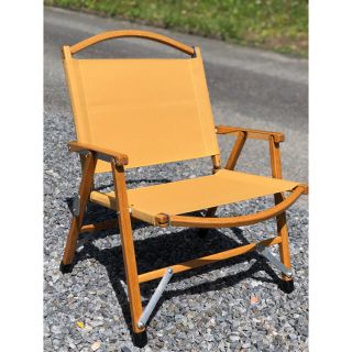 2セット　張り替えシート　マスタード　カーミットチェア 倉敷帆布8号(テーブル/チェア)