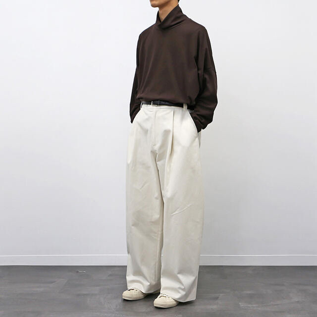 未使用】STUDIO NICHOLSON VOLUME PNTS MILK 通販 サイト regulakunz