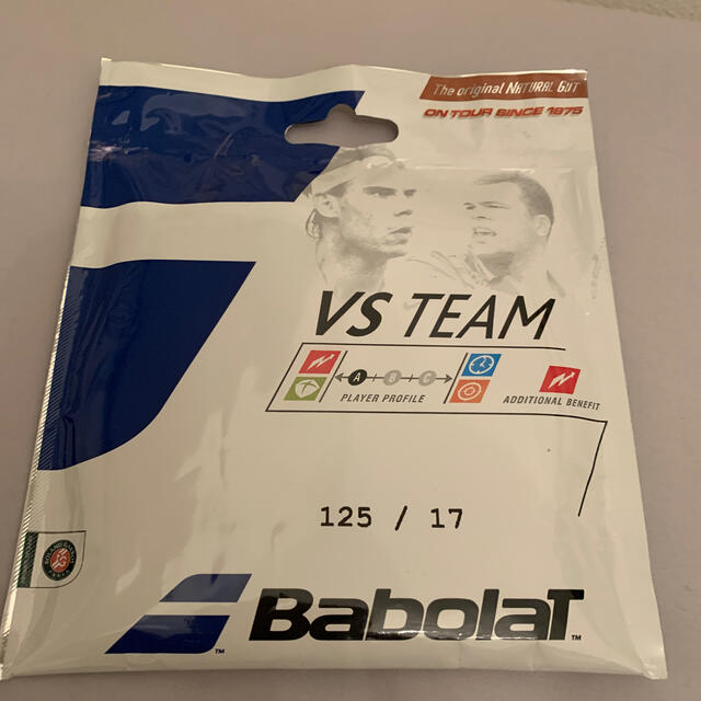 Babolat(バボラ)のバボラ VS TEAMナチュラルガット スポーツ/アウトドアのテニス(その他)の商品写真