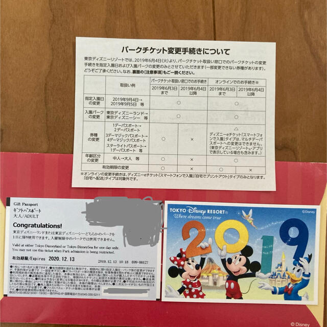 ディズニー1デイペアチケット