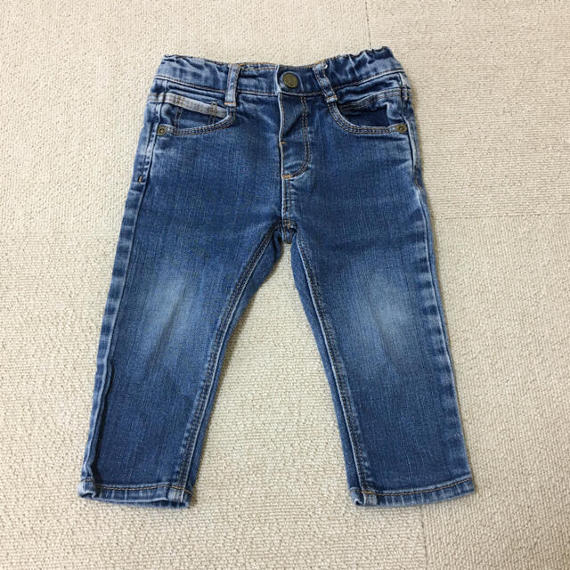 ZARA KIDS(ザラキッズ)の【あやか様専用】ZARAベビー　デニムパンツ　サイズ80 キッズ/ベビー/マタニティのベビー服(~85cm)(パンツ)の商品写真