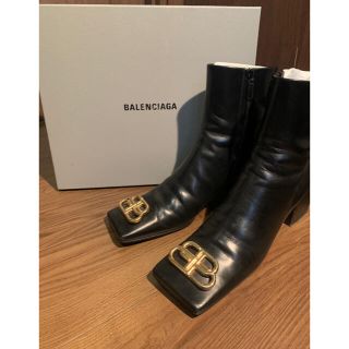 balenciaga 19aw スクエアトゥ ヒールブーツ | tradexautomotive.com