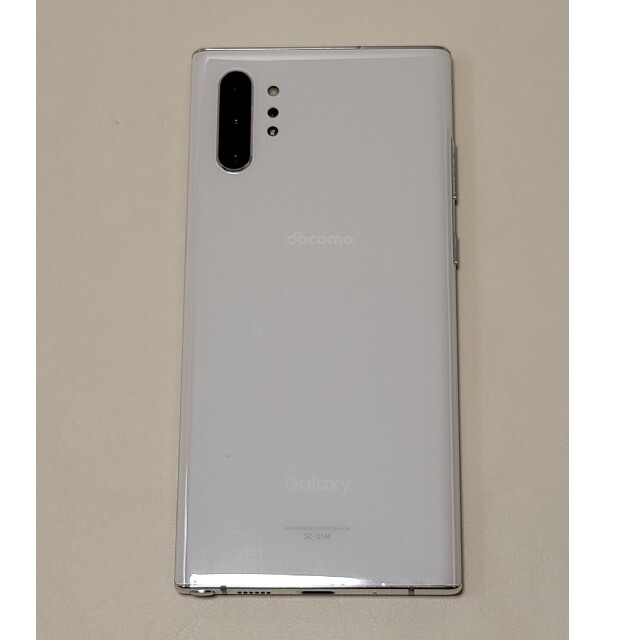 上品】 NTTdocomo - docomo Galaxy Note10+ ホワイト SIMロック解除済