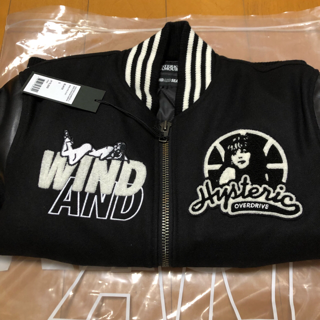 HYSTERIC GLAMOUR(ヒステリックグラマー)のwind and sea × hysteric glamour スタジャン メンズのジャケット/アウター(スタジャン)の商品写真