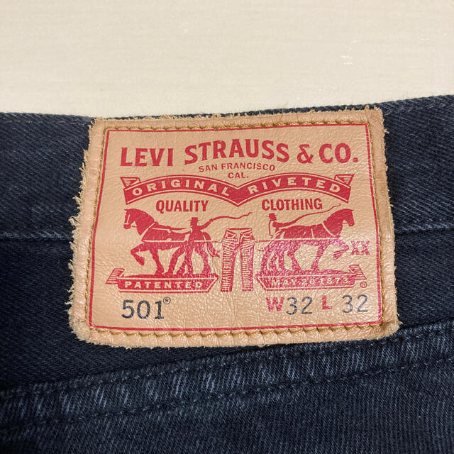 Levi's(リーバイス)のLEVI'S リーバイス  501ブラック　メキシコ製 メンズのパンツ(デニム/ジーンズ)の商品写真