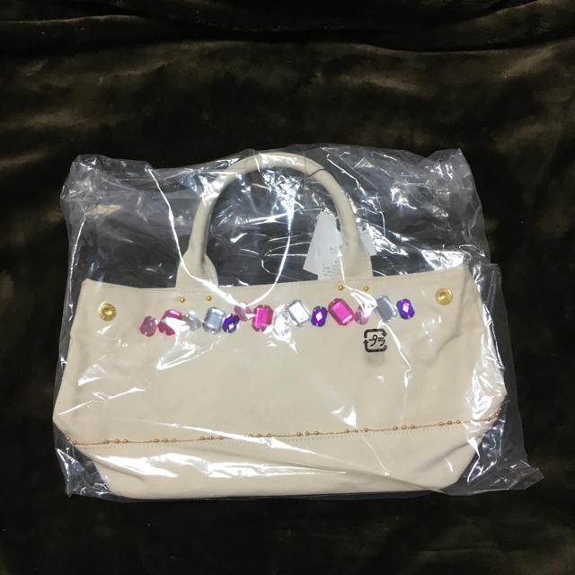 DaTuRa(ダチュラ)のDaTuRa♡キャンパスビジューバッグ メンズのバッグ(トートバッグ)の商品写真