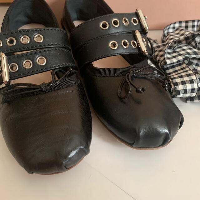 miu miu エスパドリーユシューズ バレエシューズ | dondiegosanta.com