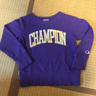 チャンピオン(Champion)のチャンピョン紫スウェット(Tシャツ/カットソー)