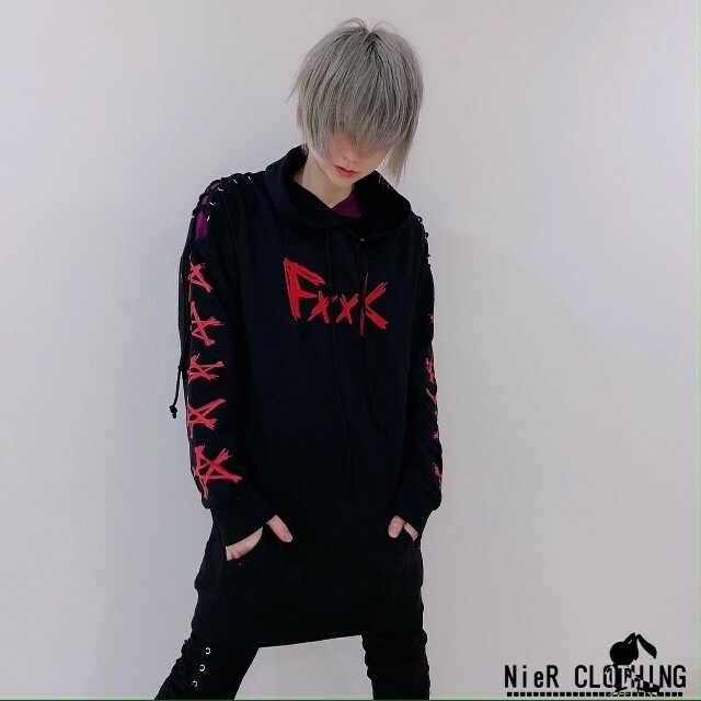 NieR オリジナルパーカー【RED FxxK】の通販 by みんちょ☆セール中