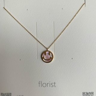 スタージュエリー(STAR JEWELRY)のニコちゃん　イエローゴールド　シルバー925 agete  スマイル　ネックレス(ネックレス)