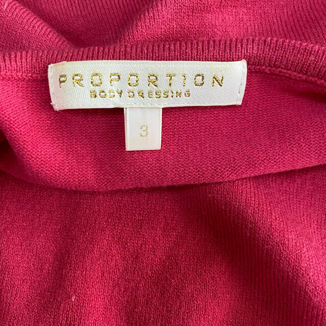 PROPORTION BODY DRESSING(プロポーションボディドレッシング)のプロポーションボディドレッシング 胸元パールラインストーン 華やかニット レディースのトップス(ニット/セーター)の商品写真