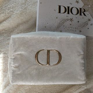 ディオール(Dior)のディオール　ポーチ　白(ポーチ)