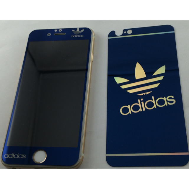 adidas(アディダス)の海外限定アディダス強化ガラス4色選択 スマホ/家電/カメラのスマホアクセサリー(iPhoneケース)の商品写真