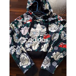 希少 レア■adidas パーカー FLOUR HOODI レディース S