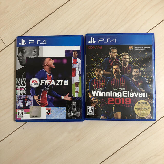 FIFA21 & Winning Eleven PS4 ソフトセット