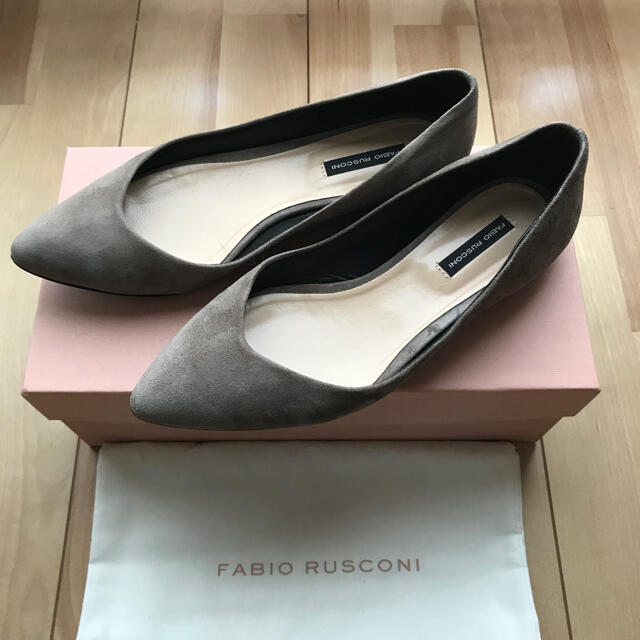 Spick & Span(スピックアンドスパン)の美品 Spick&Span別注 FABIO RUSCONI フラットパンプス レディースの靴/シューズ(バレエシューズ)の商品写真