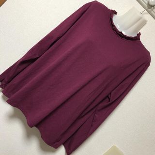 新品タグ付き♡アルガンオイル加工♡カットソー(カットソー(長袖/七分))