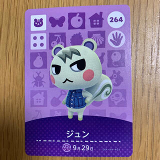 ニンテンドースイッチ(Nintendo Switch)のamiiboカード　No264ジュン(カード)