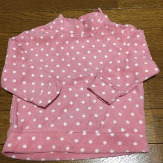 ユニクロ(UNIQLO)の子供服　女の子　タートルネック(Tシャツ/カットソー)